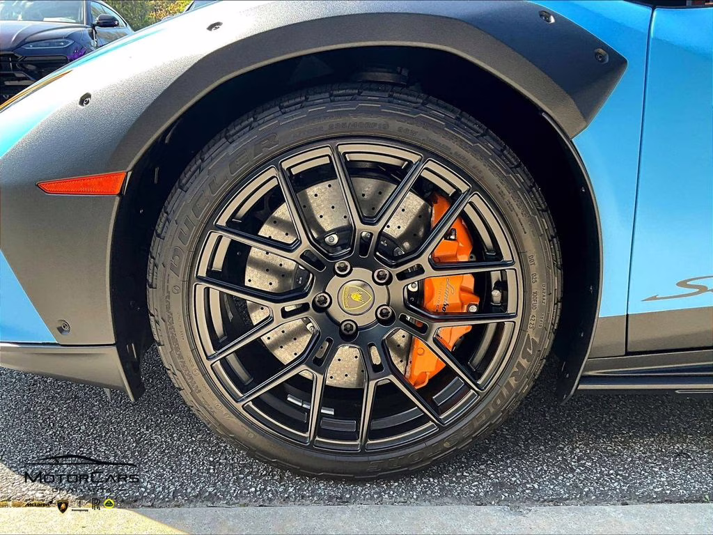 2024 Blue Lamborghini Huracan Sterrato Alpha build 464,887 MSRP AWD Coupe