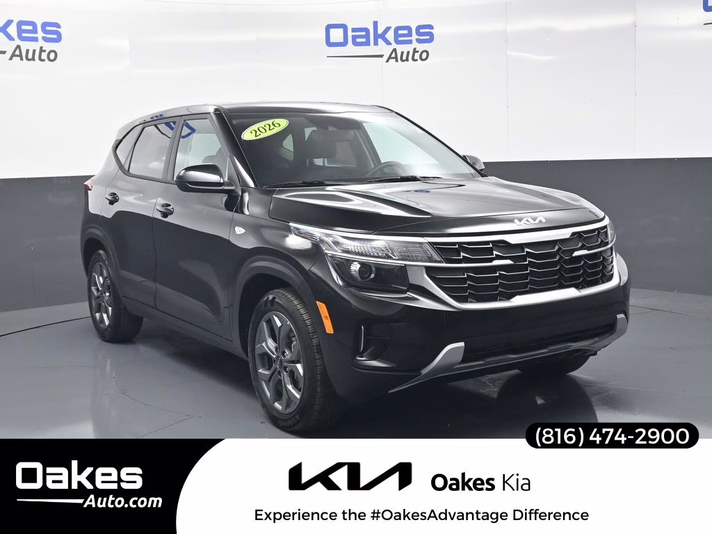 2026 Fusion Black Kia Seltos LX FWD SUV