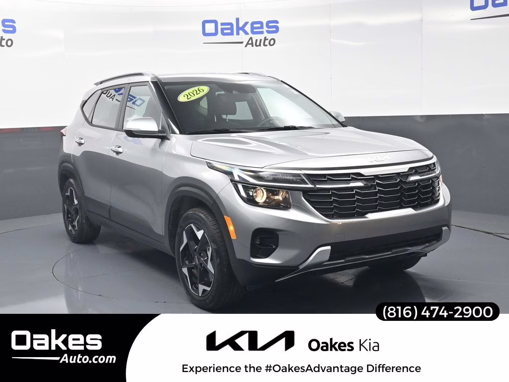 2026 Steel Gray Kia Seltos S AWD SUV
