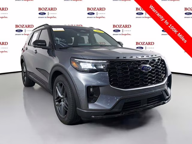 2025 Gray Metallic Ford Explorer ST 4X4 SUV