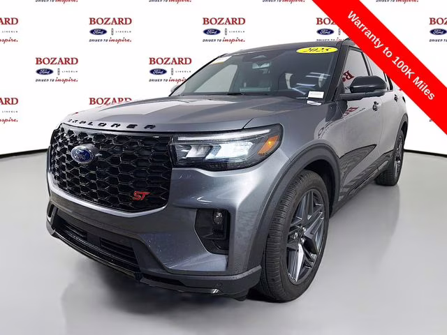 2025 Gray Metallic Ford Explorer ST 4X4 SUV