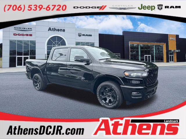 2026 Diamond Black Crystal Pearlcoat Ram 1500 Big Horn RWD Truck