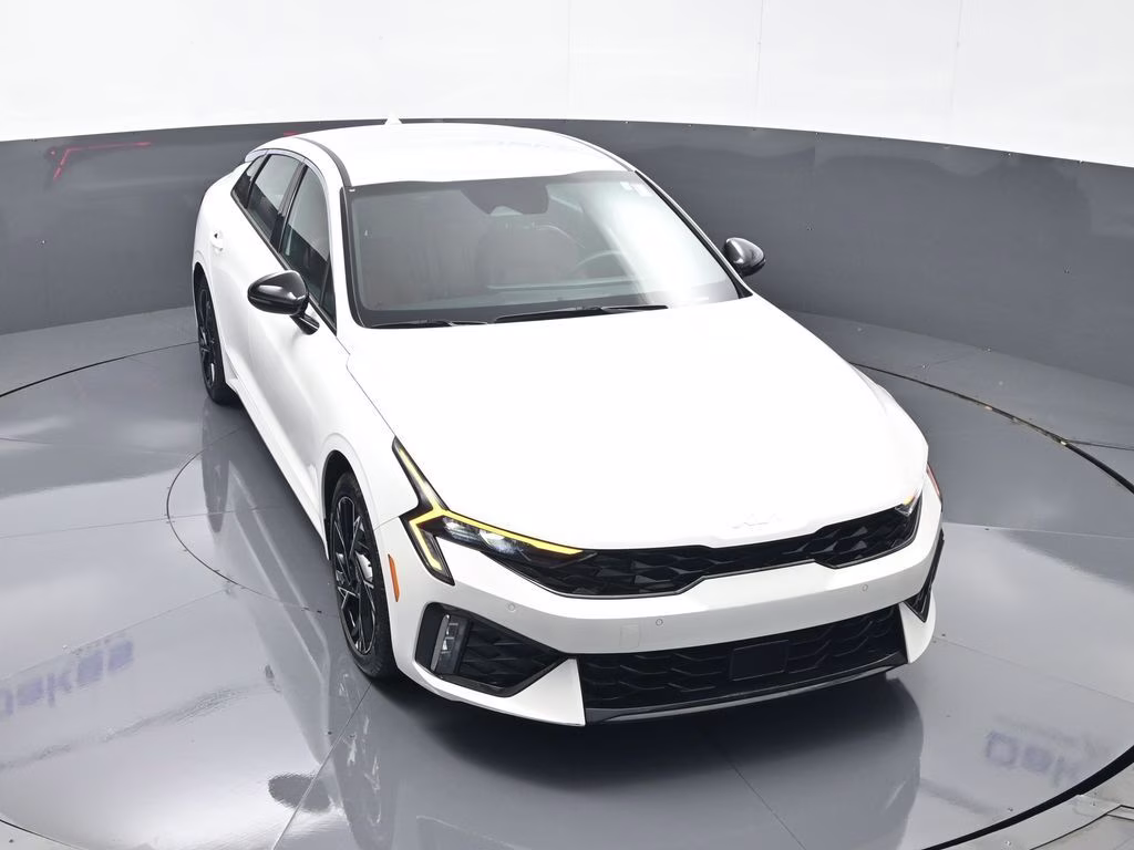 2026 Snow White Pearl Kia K5 GT-Line AWD Sedan