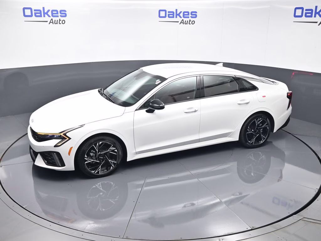 2026 Snow White Pearl Kia K5 GT-Line AWD Sedan