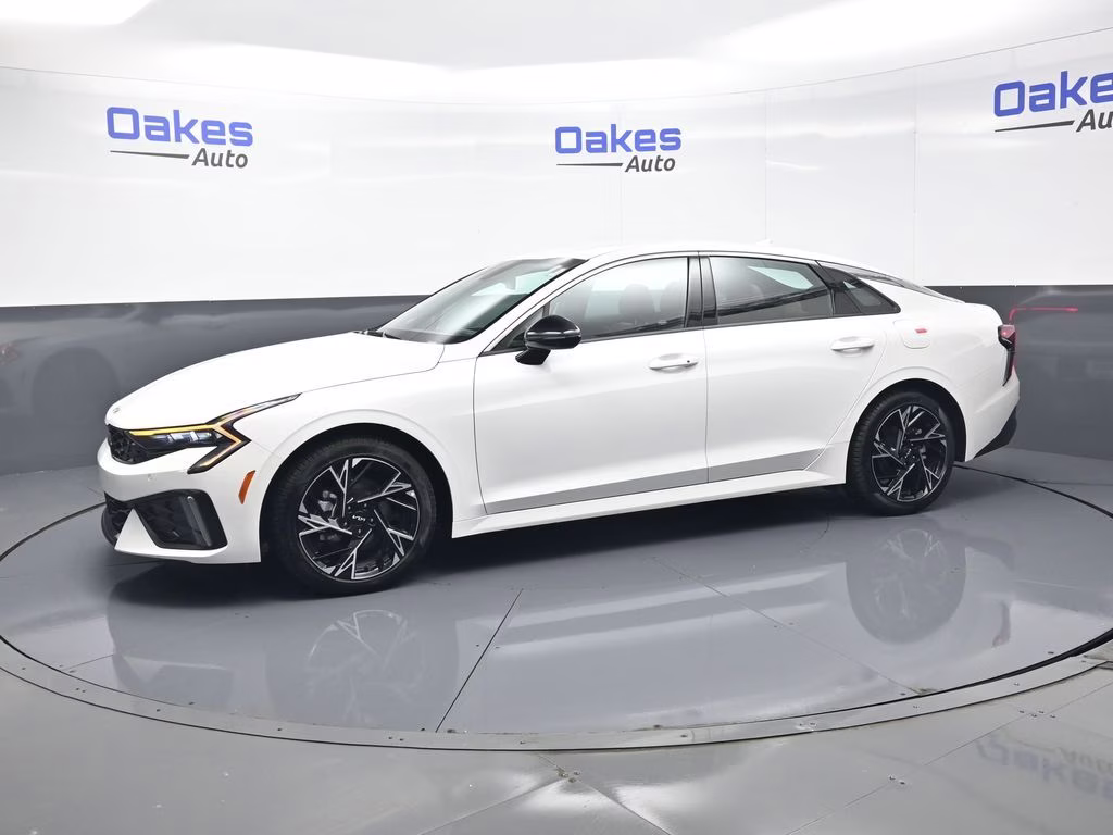 2026 Snow White Pearl Kia K5 GT-Line AWD Sedan
