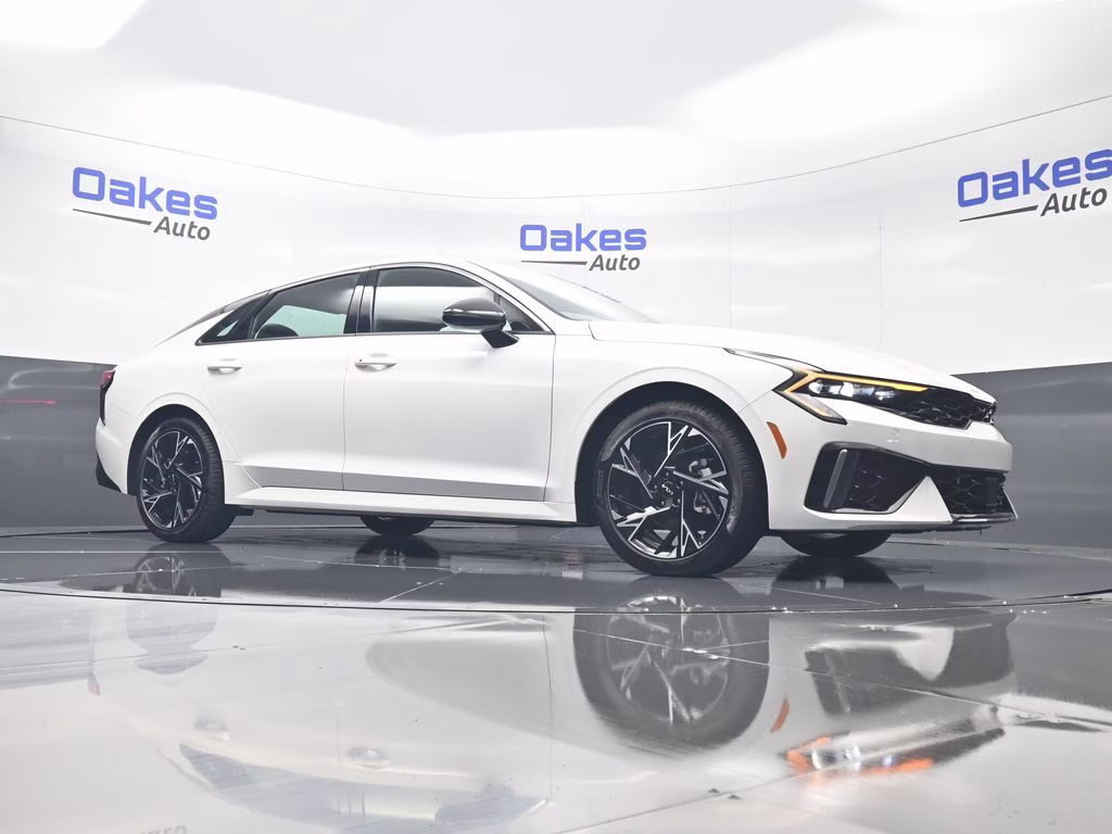 2026 Snow White Pearl Kia K5 GT-Line AWD Sedan