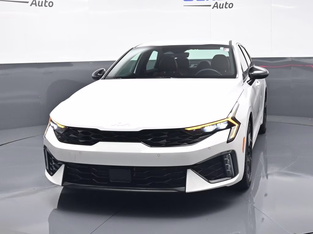 2026 Snow White Pearl Kia K5 GT-Line AWD Sedan