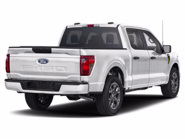 2025 Space White Metallic Ford F-150 STX Crew Cab Pickup 4X4 Truck