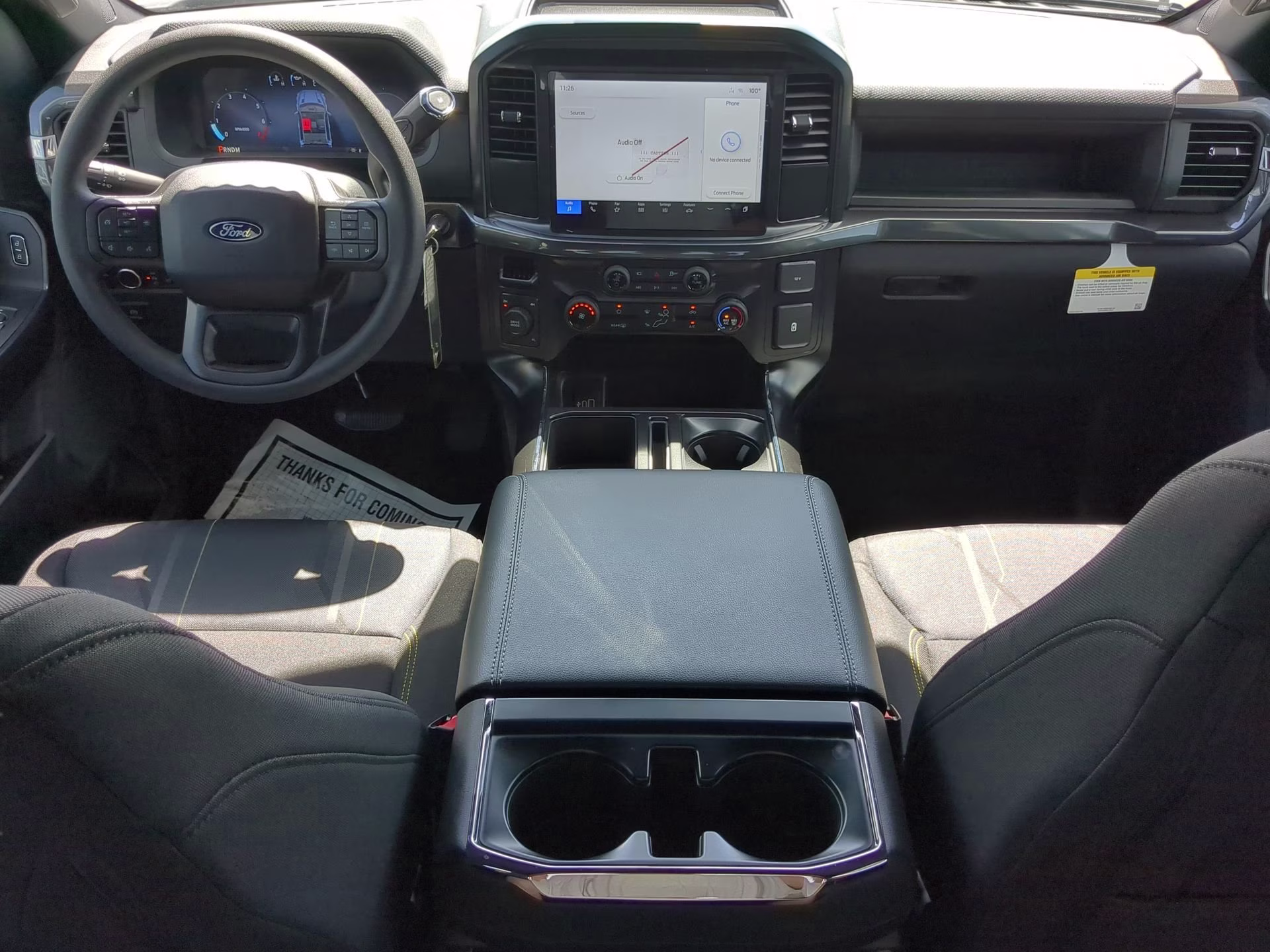 2025 Space White Metallic Ford F-150 STX Crew Cab Pickup 4X4 Truck
