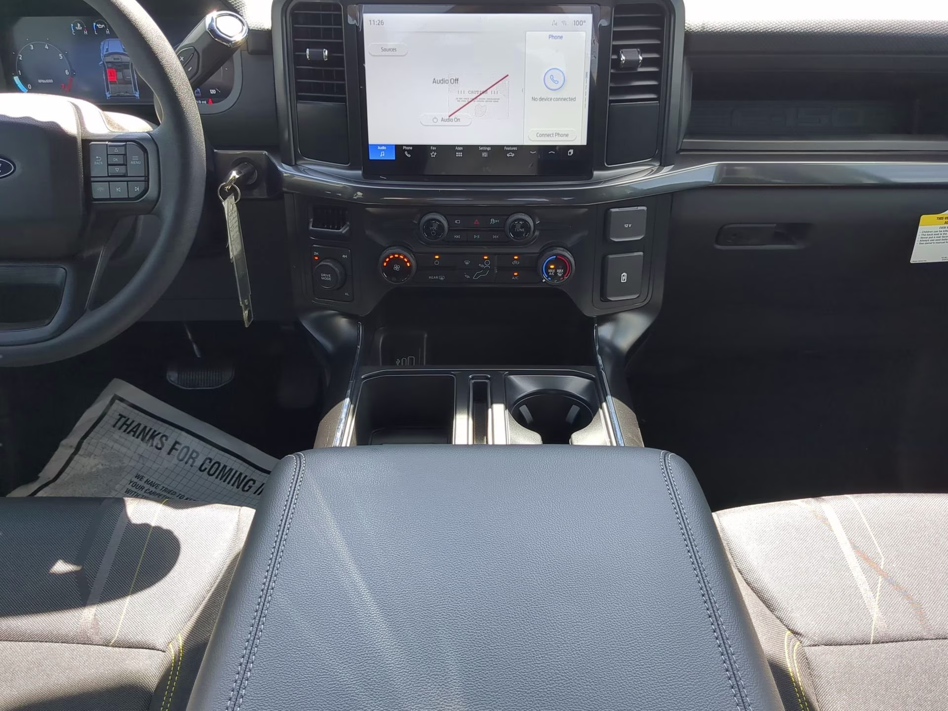 2025 Space White Metallic Ford F-150 STX Crew Cab Pickup 4X4 Truck