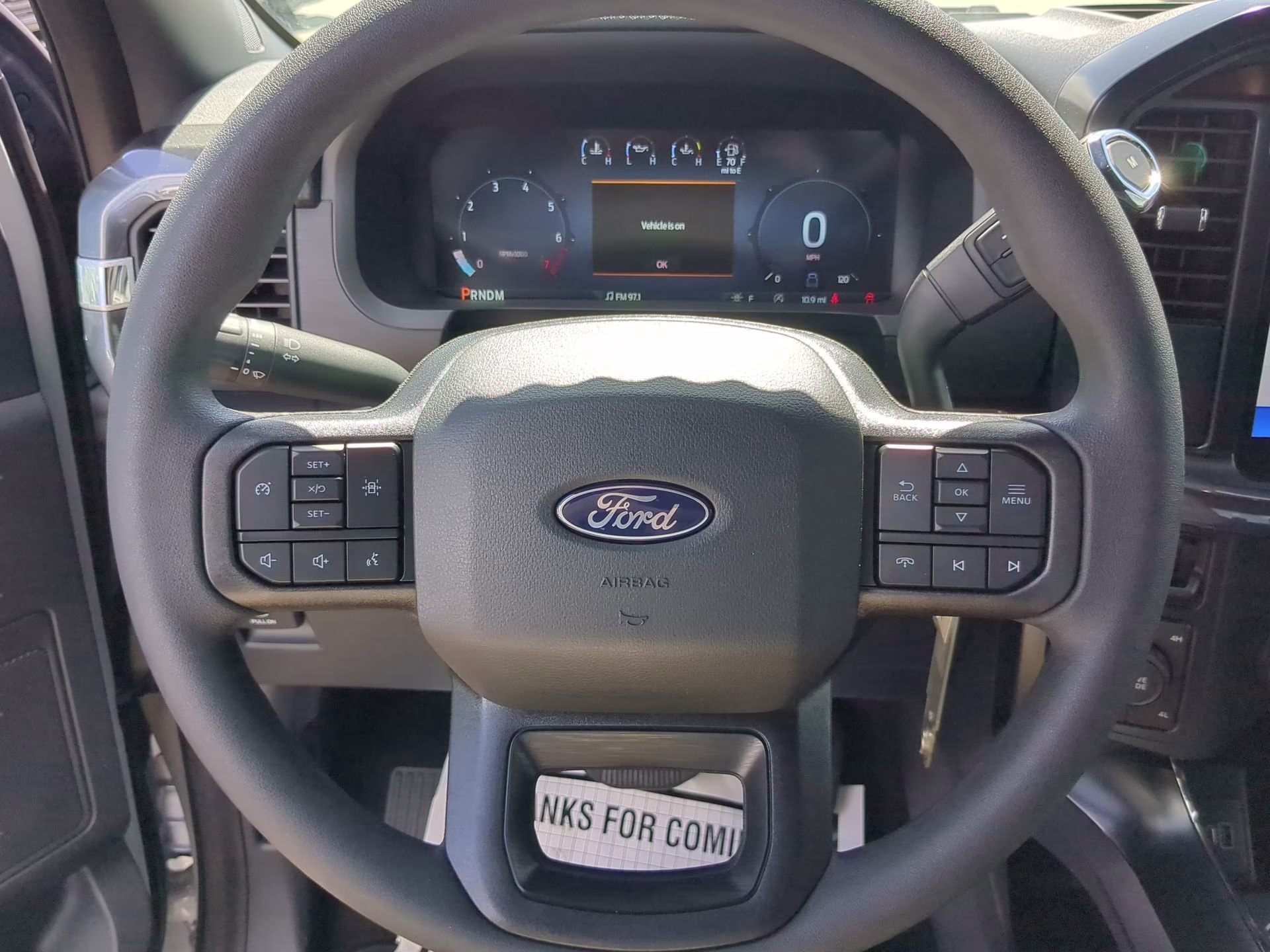 2025 Space White Metallic Ford F-150 STX Crew Cab Pickup 4X4 Truck