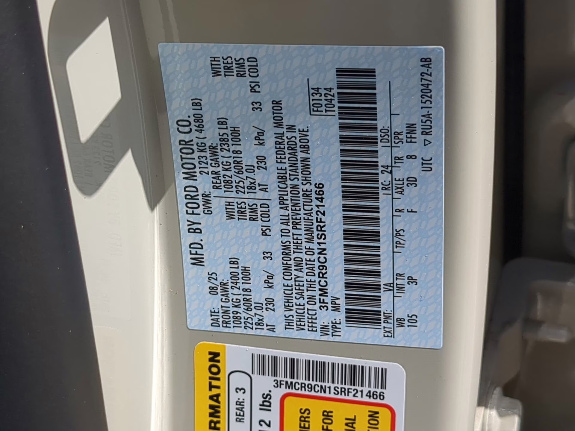 2025 Beige Ford Bronco Sport Outer Banks 4X4 SUV