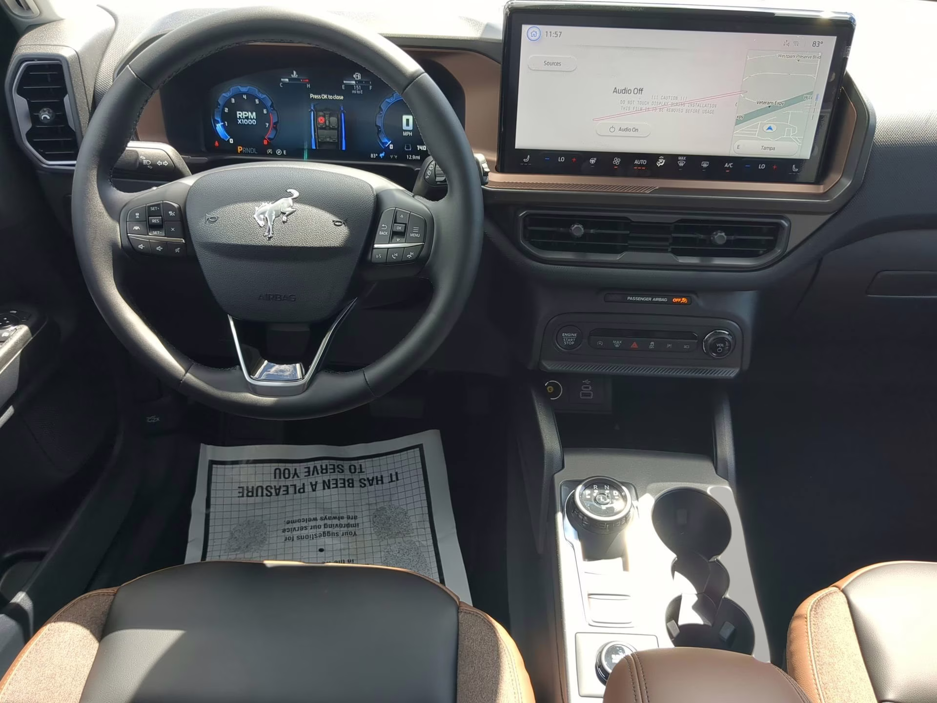 2025 Shadow Black Ford Bronco Sport Outer Banks 4X4 SUV