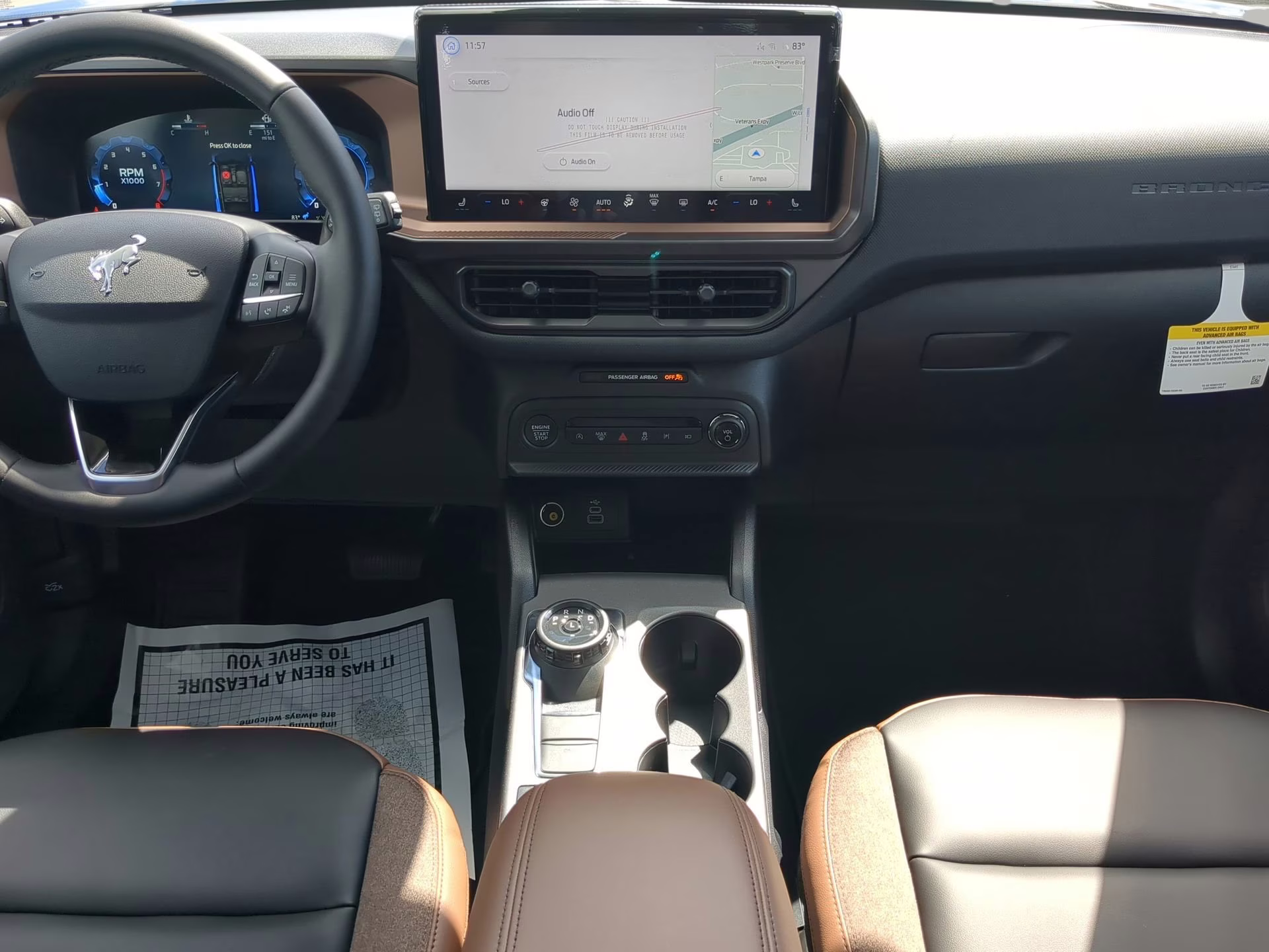 2025 Shadow Black Ford Bronco Sport Outer Banks 4X4 SUV