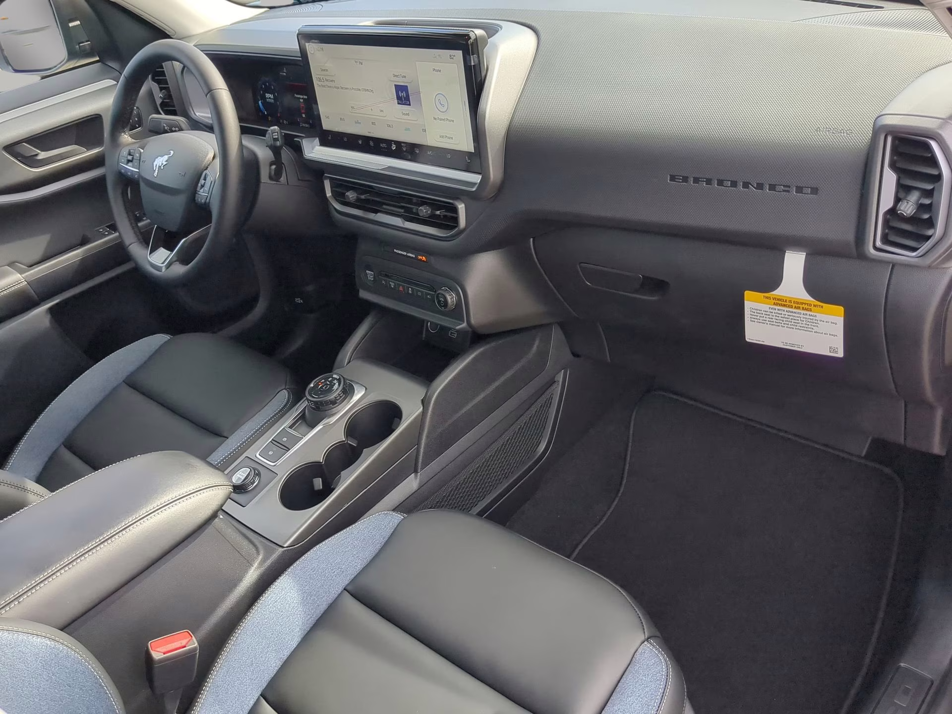 2025 Azure Gray Metallic Tri-Coat Ford Bronco Sport Outer Banks 4X4 SUV