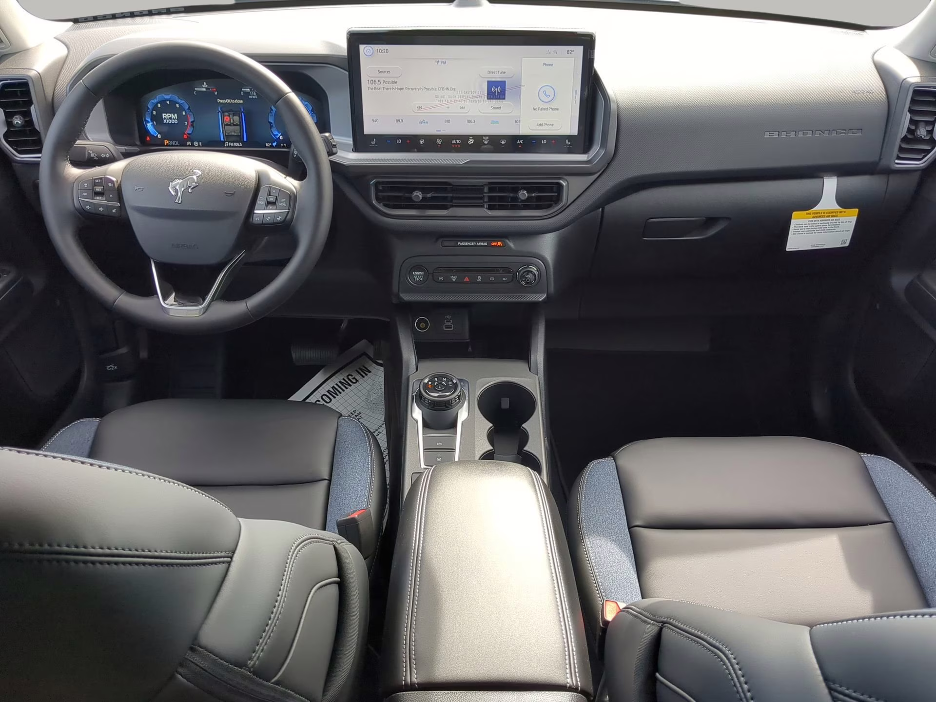 2025 Azure Gray Metallic Tri-Coat Ford Bronco Sport Outer Banks 4X4 SUV