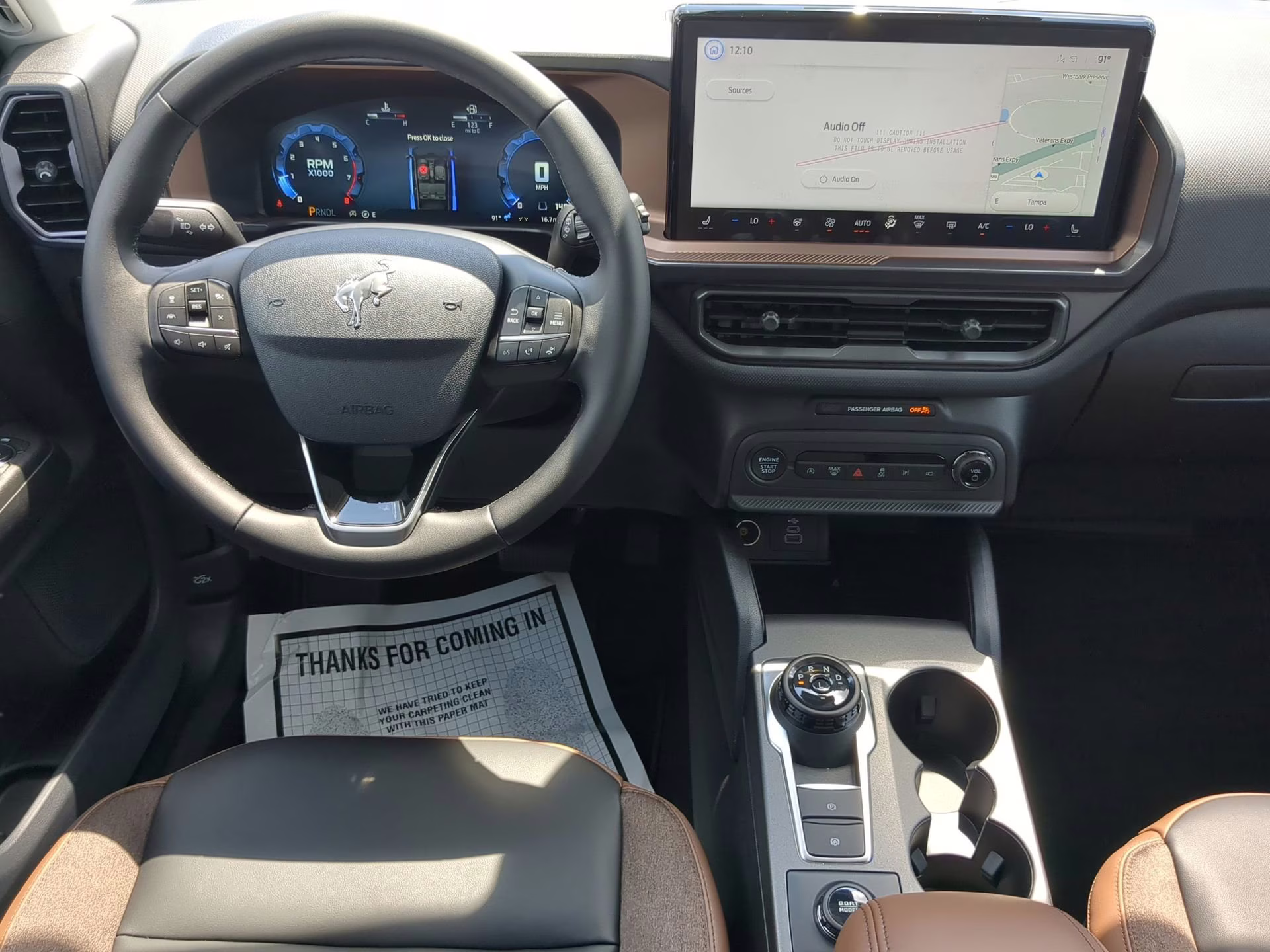 2025 Oxford White Ford Bronco Sport Outer Banks 4X4 SUV