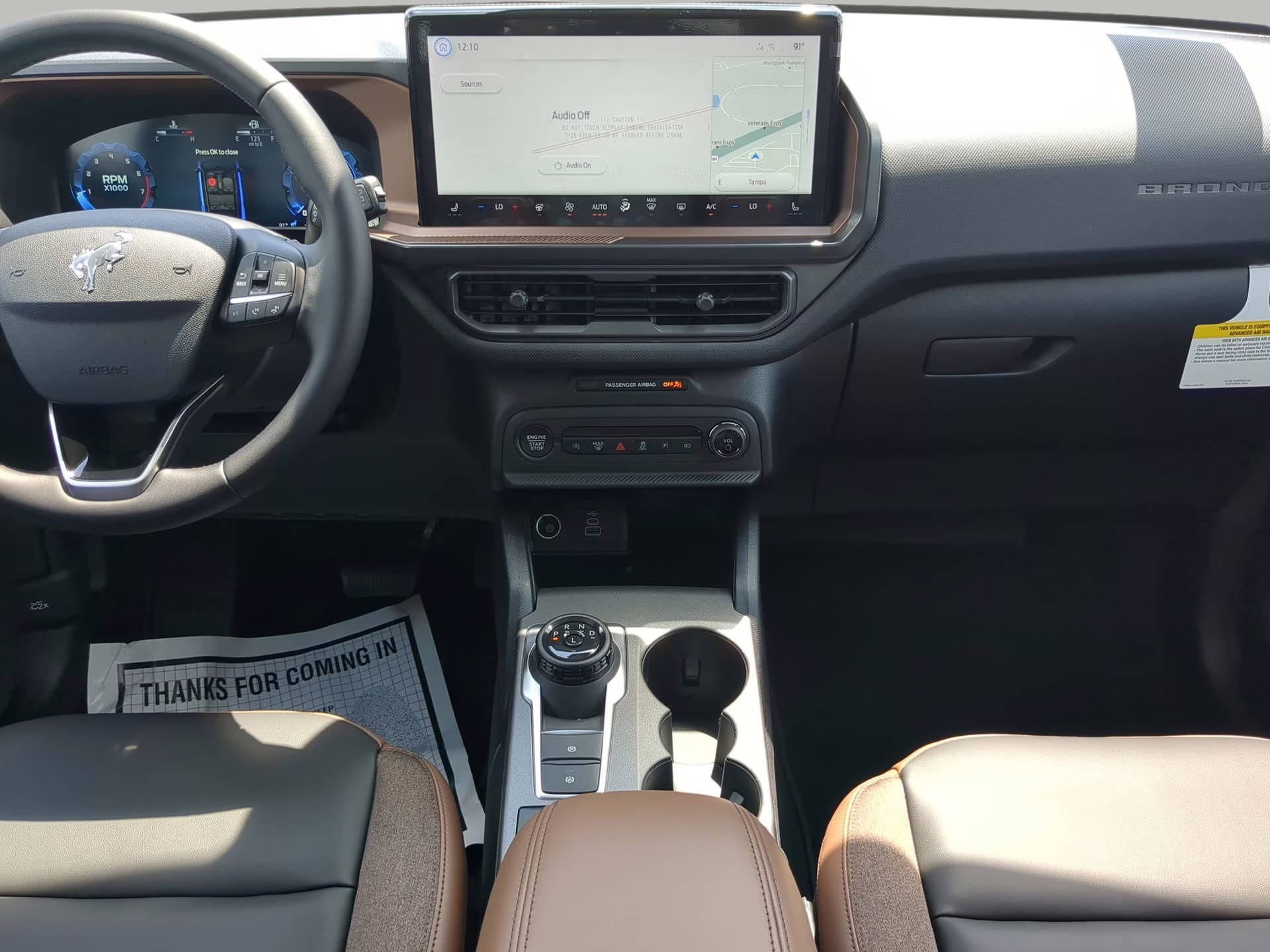 2025 Oxford White Ford Bronco Sport Outer Banks 4X4 SUV