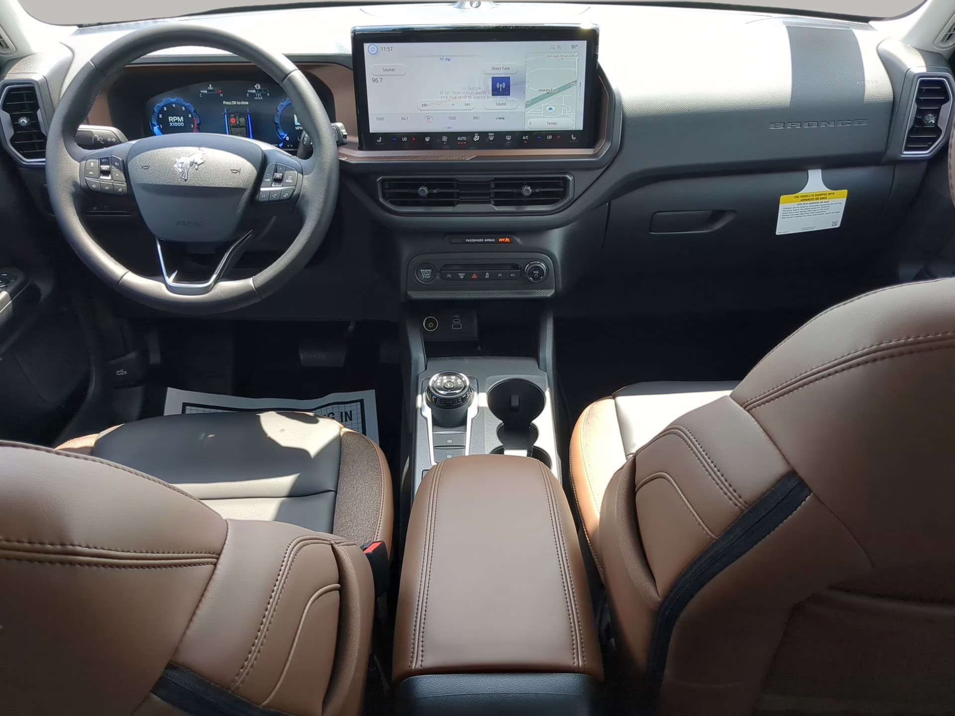 2025 Azure Gray Metallic Tri-Coat Ford Bronco Sport Outer Banks 4X4 SUV