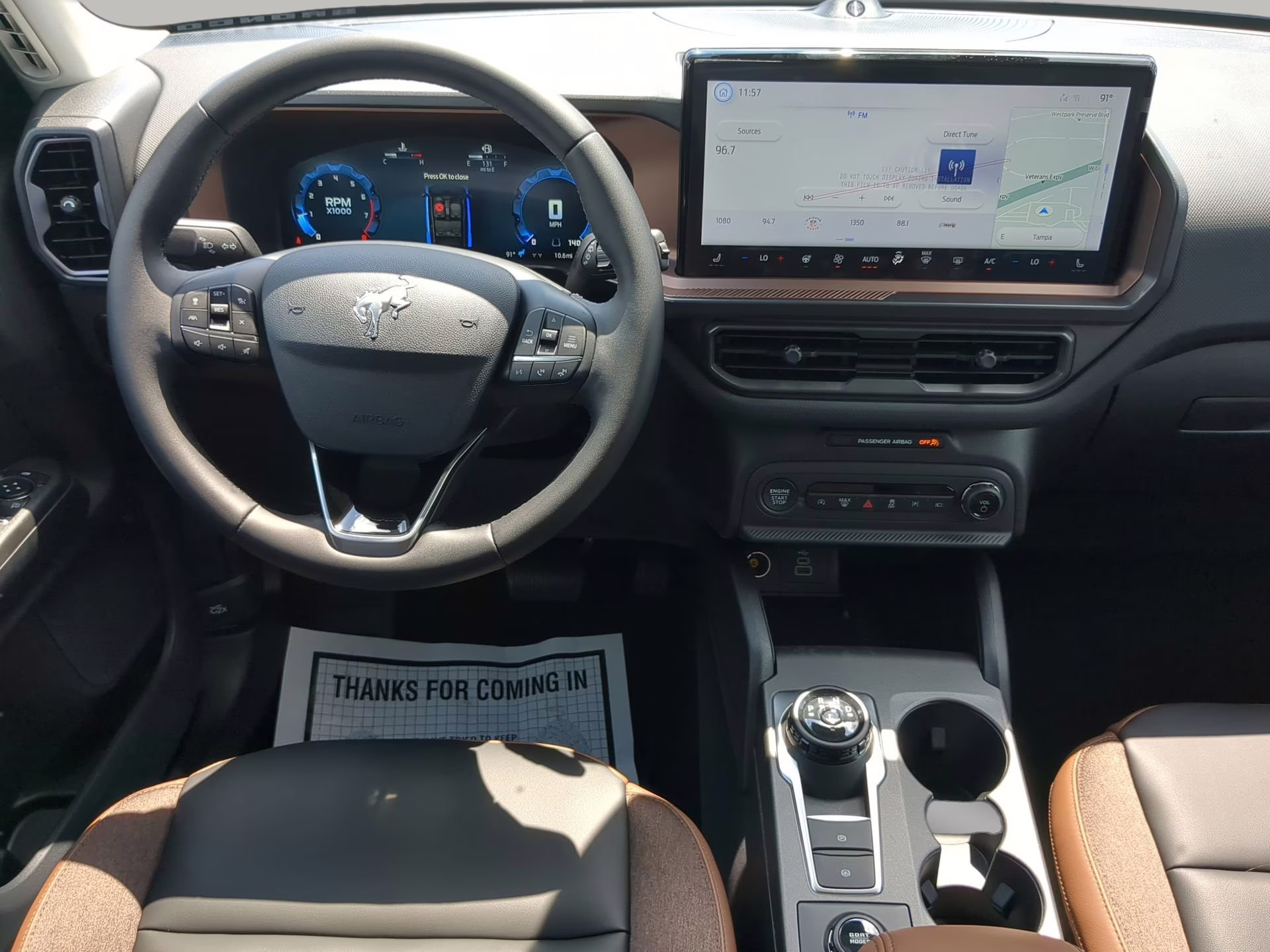 2025 Azure Gray Metallic Tri-Coat Ford Bronco Sport Outer Banks 4X4 SUV