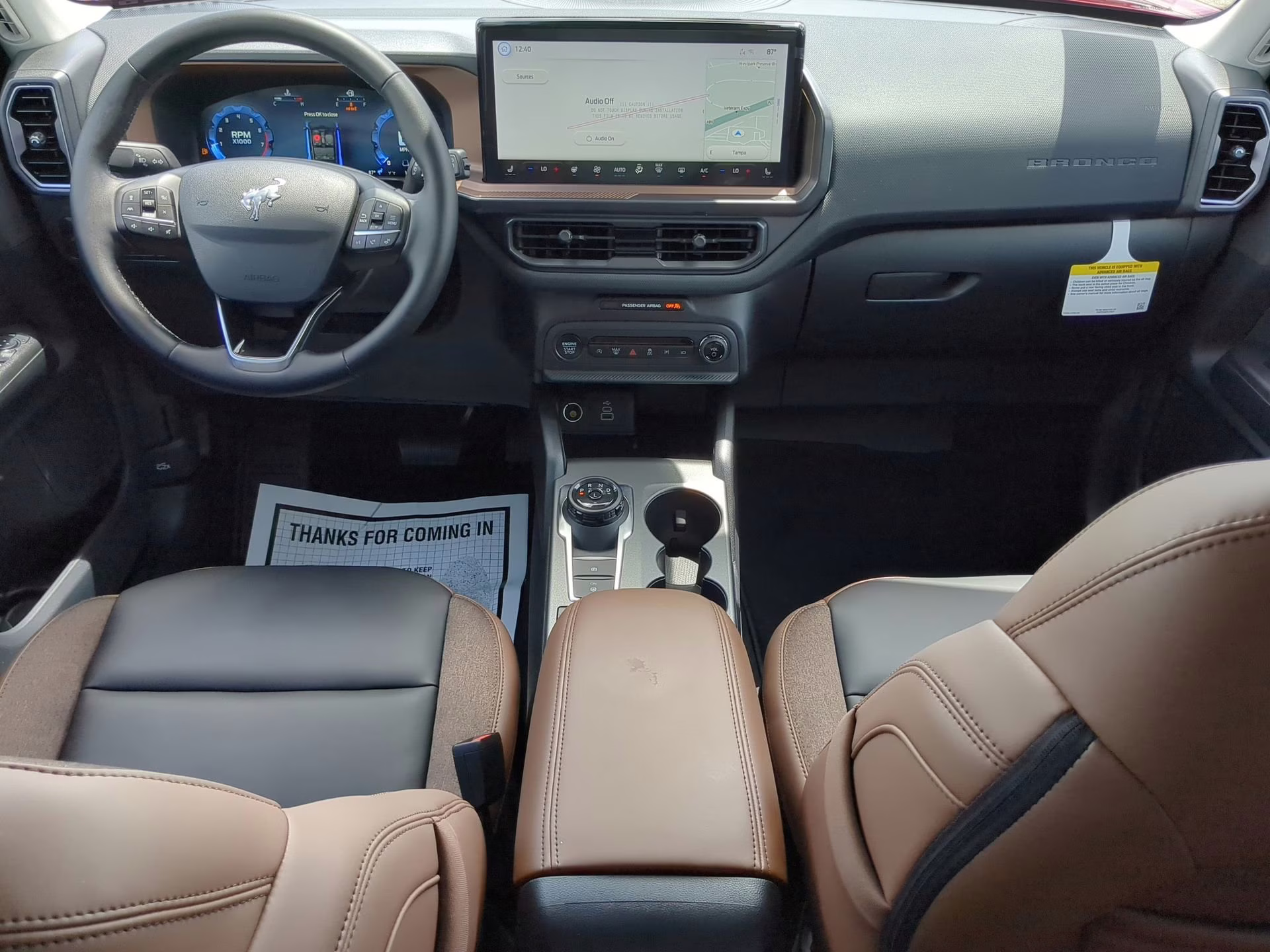 2025 Ruby Red Metallic Tinted Clearcoat Ford Bronco Sport Outer Banks 4X4 SUV