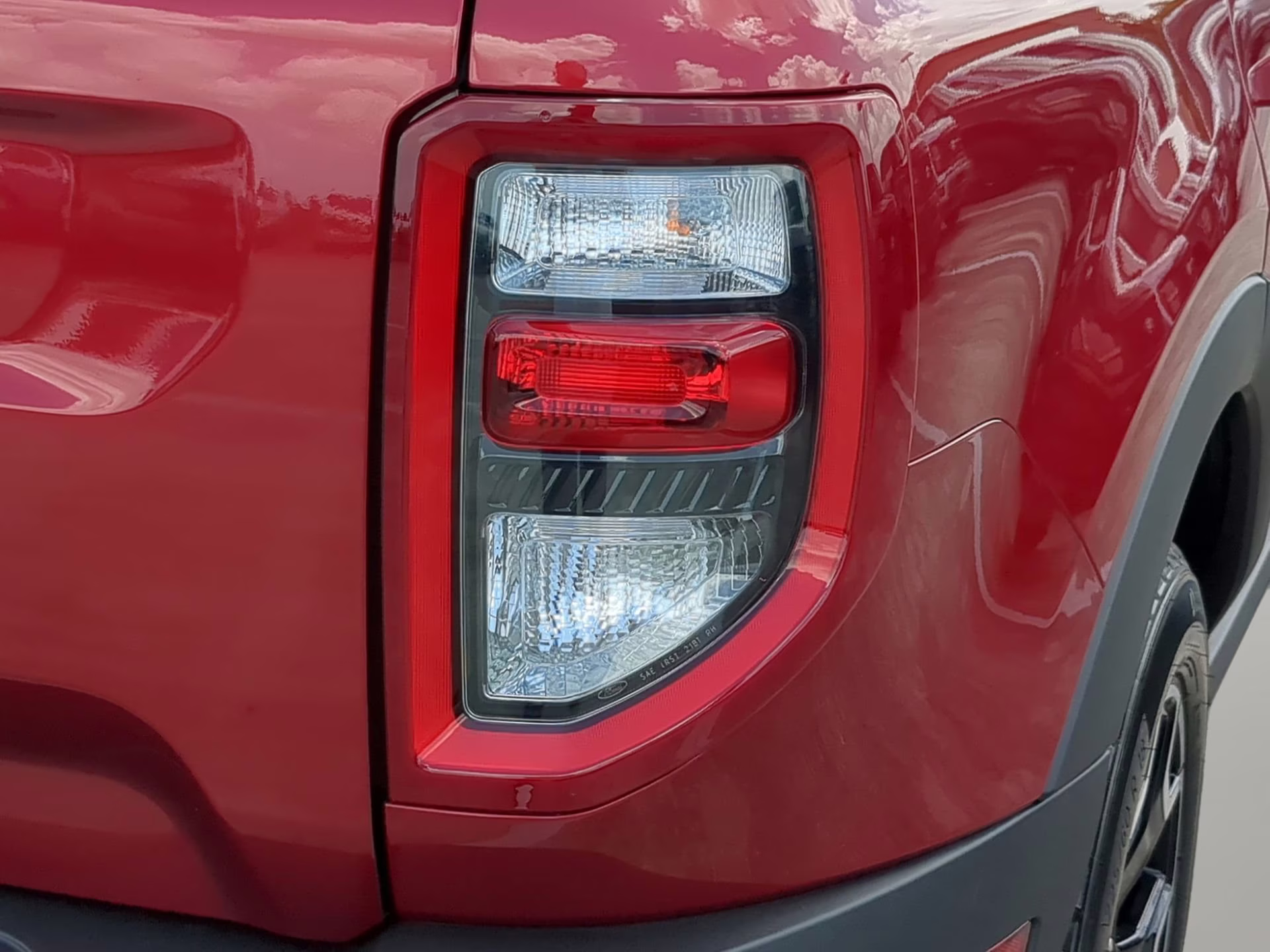 2025 Ruby Red Metallic Tinted Clearcoat Ford Bronco Sport Outer Banks 4X4 SUV