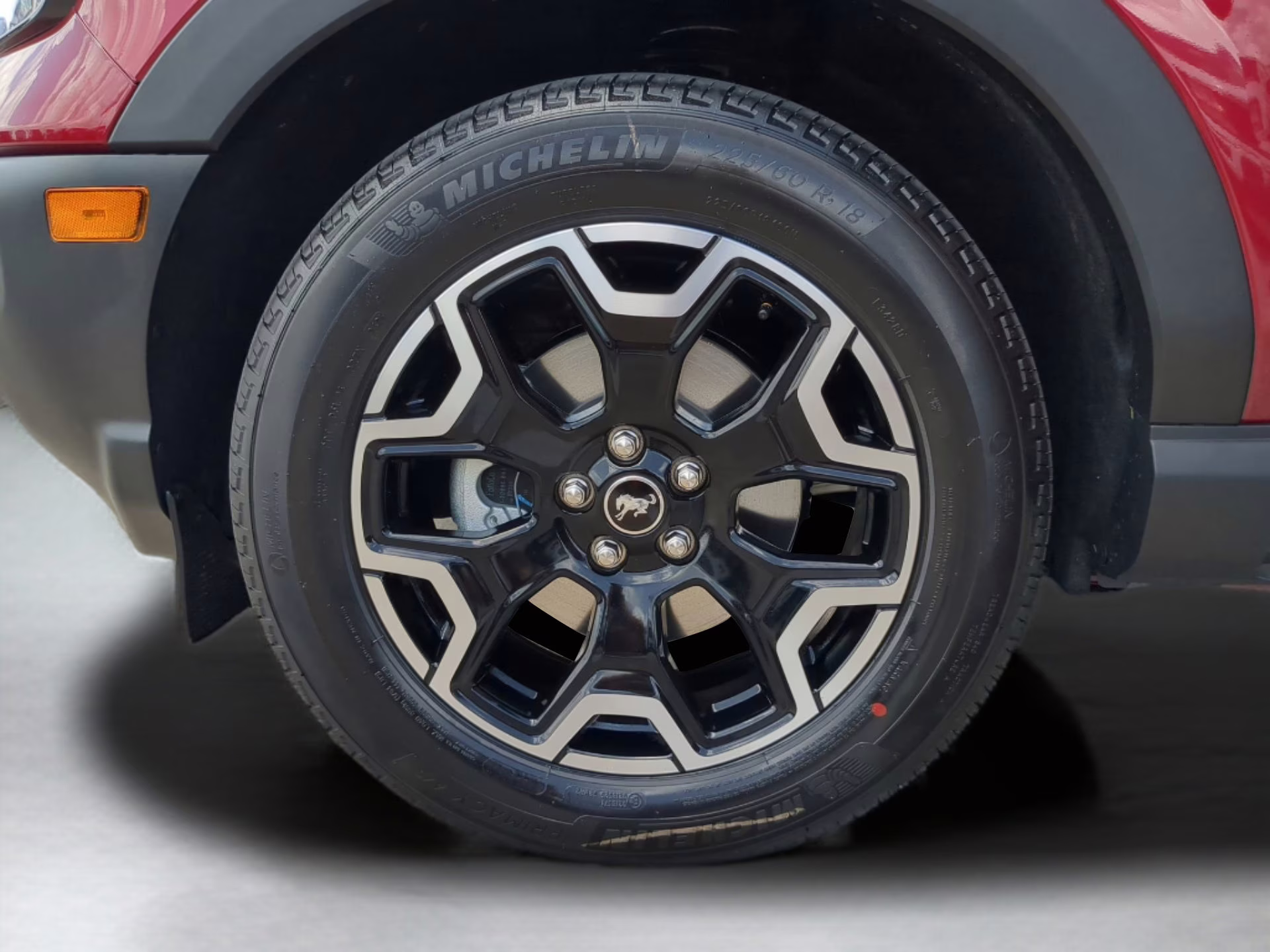 2025 Ruby Red Metallic Tinted Clearcoat Ford Bronco Sport Outer Banks 4X4 SUV