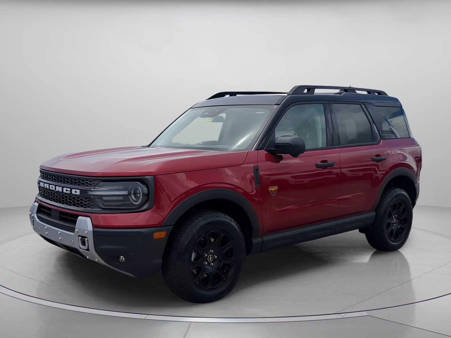 2025 Ruby Red Metallic Tinted Clearcoat Ford Bronco Sport Badlands 4X4 SUV