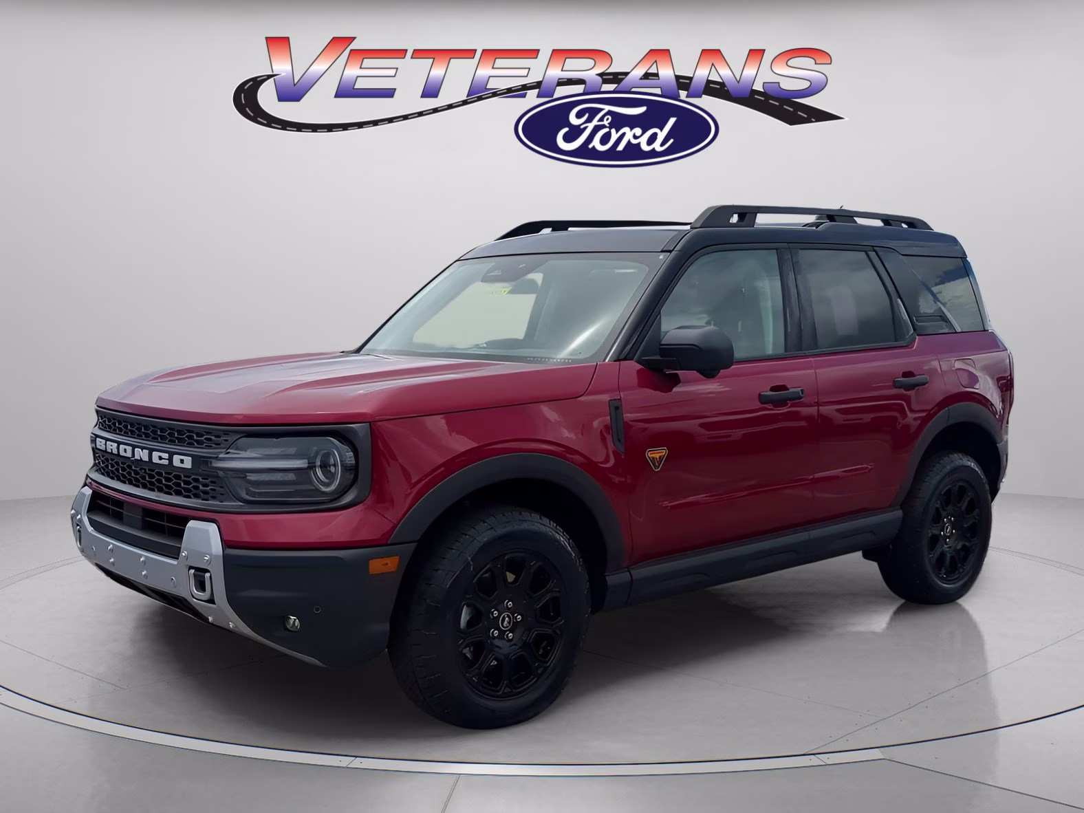 2025 Ruby Red Metallic Tinted Clearcoat Ford Bronco Sport Badlands 4X4 SUV
