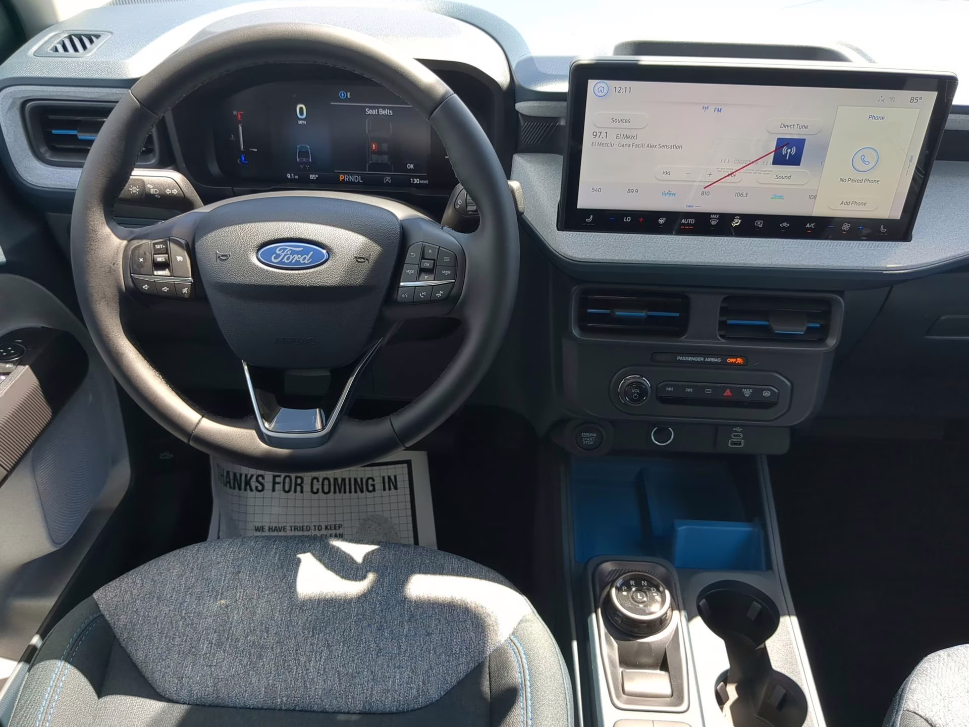 2025 Oxford White Ford Maverick XLT Crew Cab Pickup AWD Truck