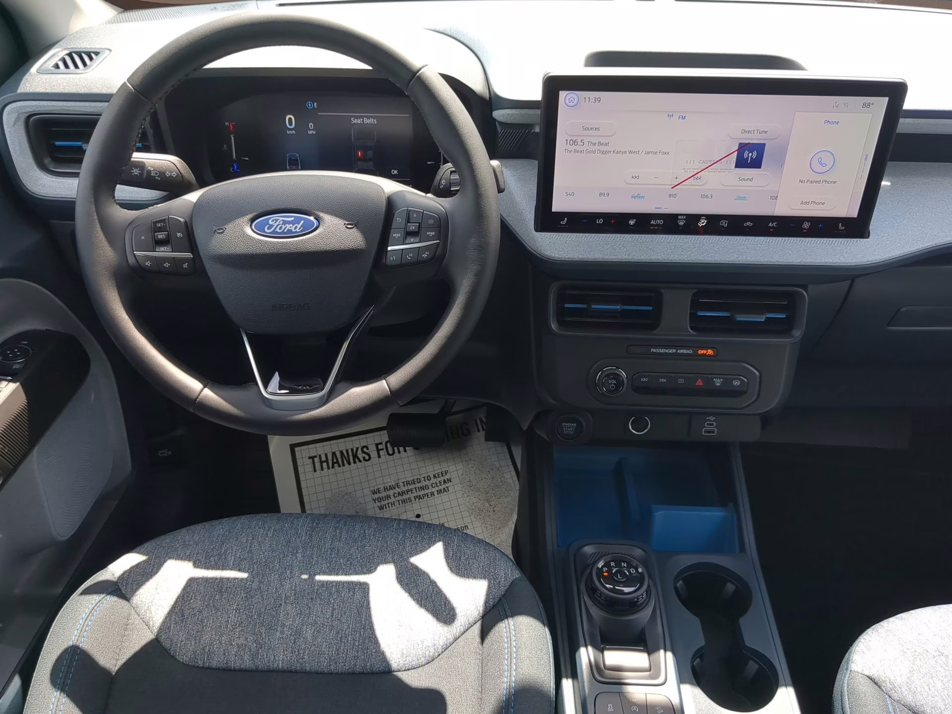 2025 Shadow Black Ford Maverick XLT Crew Cab Pickup AWD Truck