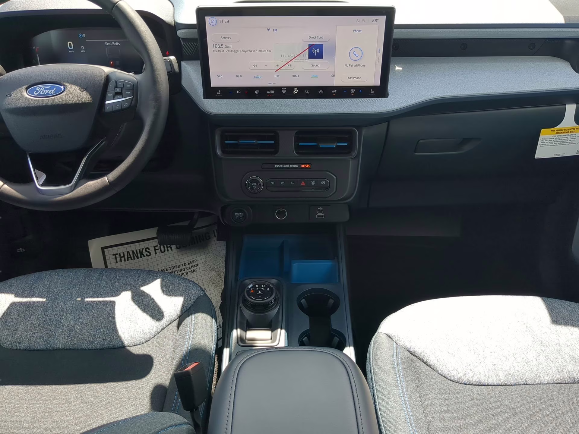 2025 Shadow Black Ford Maverick XLT Crew Cab Pickup AWD Truck