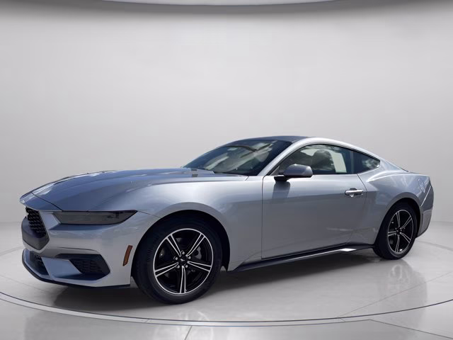 2025 Iconic Silver Metallic Ford Mustang EcoBoost RWD Coupe