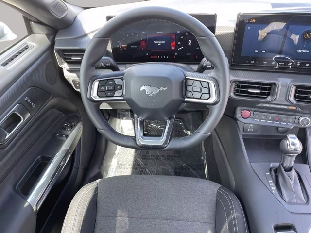 2025 Iconic Silver Metallic Ford Mustang EcoBoost RWD Coupe