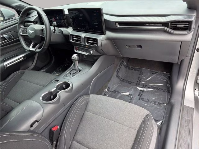 2025 Iconic Silver Metallic Ford Mustang EcoBoost RWD Coupe