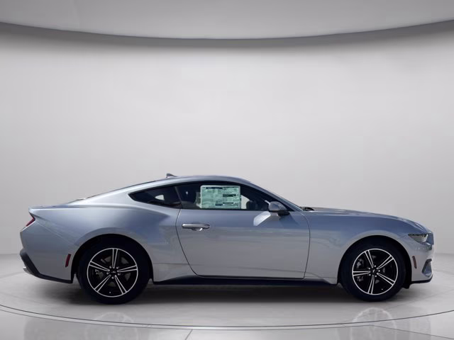 2025 Iconic Silver Metallic Ford Mustang EcoBoost RWD Coupe