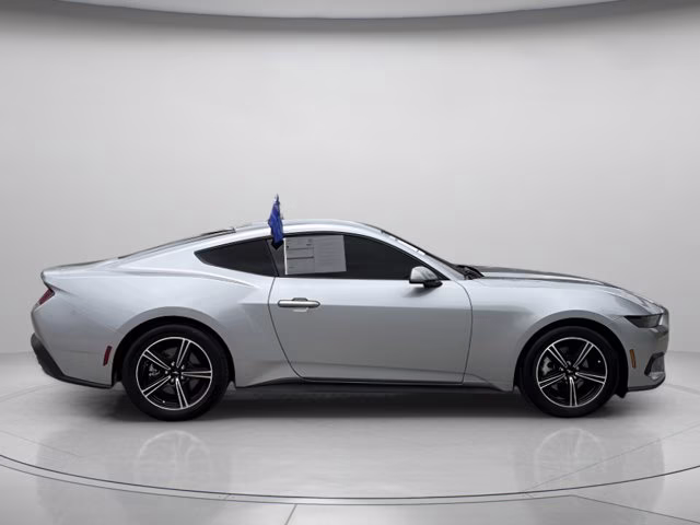 2025 Iconic Silver Metallic Ford Mustang EcoBoost RWD Coupe