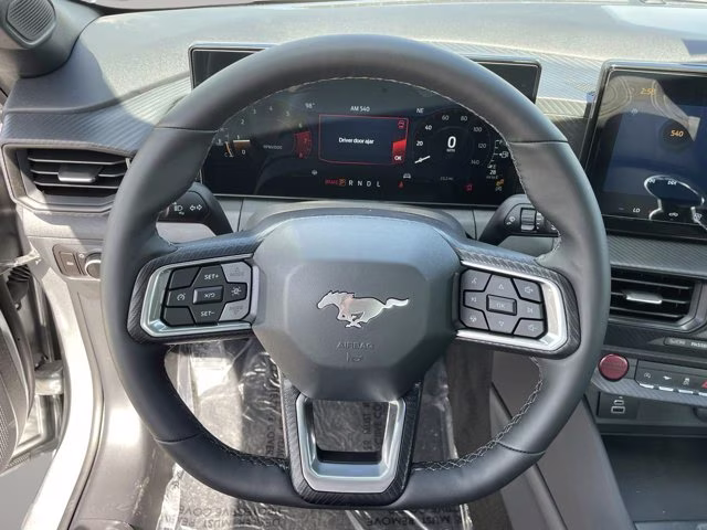 2025 Iconic Silver Metallic Ford Mustang EcoBoost RWD Coupe