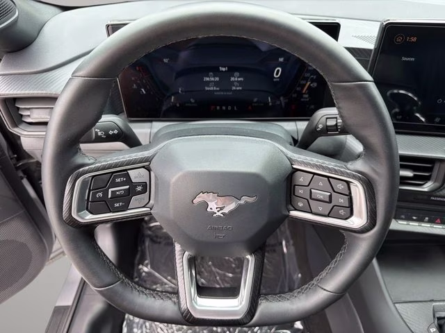 2025 Iconic Silver Metallic Ford Mustang EcoBoost RWD Coupe