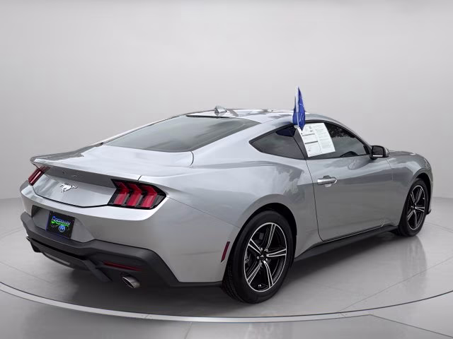 2025 Iconic Silver Metallic Ford Mustang EcoBoost RWD Coupe