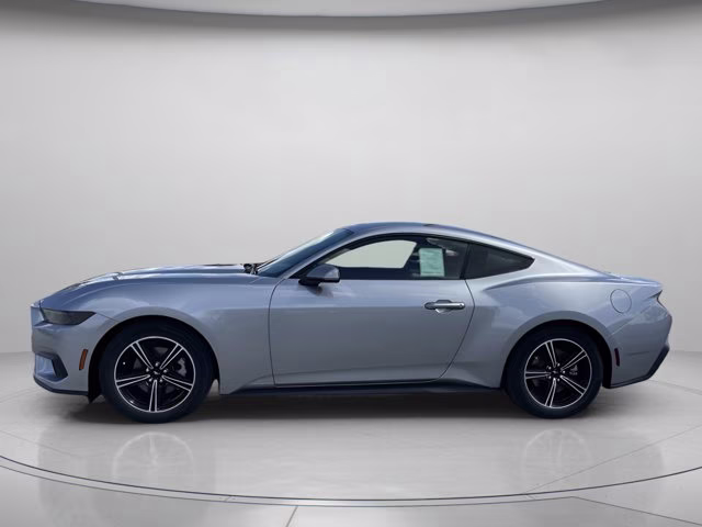 2025 Iconic Silver Metallic Ford Mustang EcoBoost RWD Coupe
