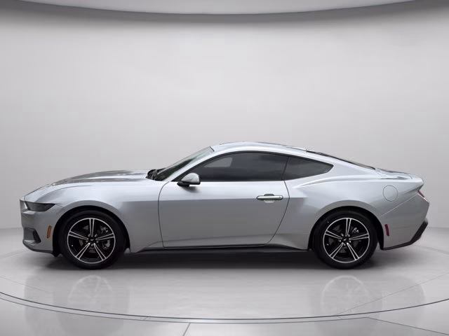 2025 Iconic Silver Metallic Ford Mustang EcoBoost RWD Coupe