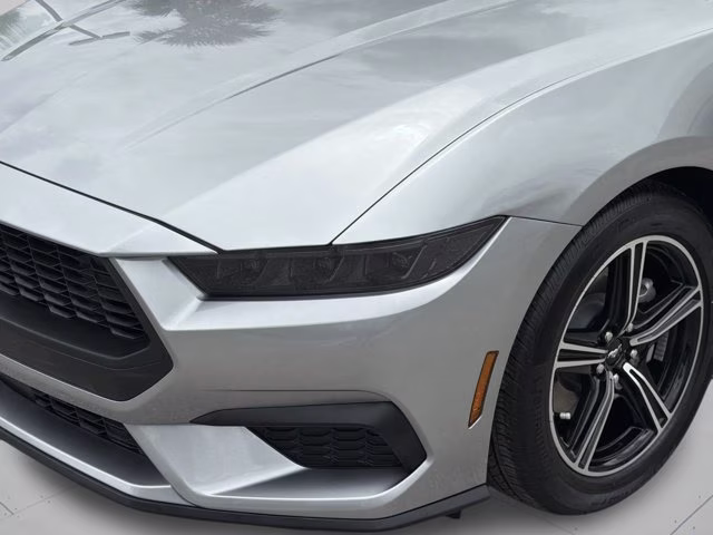 2025 Iconic Silver Metallic Ford Mustang EcoBoost RWD Coupe
