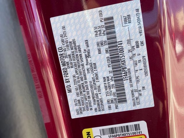 2026 Molten Magenta Metallic Tinted Clearcoat Ford Mustang EcoBoost Premium RWD Coupe