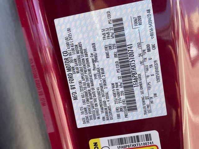 2026 Molten Magenta Metallic Tinted Clearcoat Ford Mustang EcoBoost Premium RWD Coupe