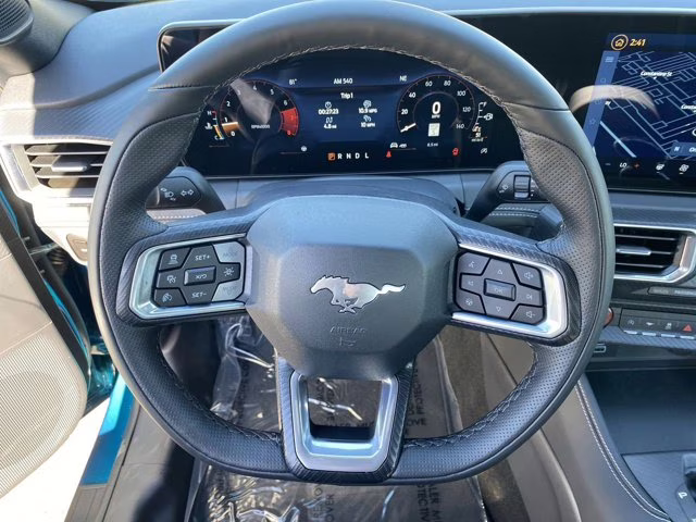 2026 Adriatic Blue Metallic Ford Mustang EcoBoost Premium RWD Convertible