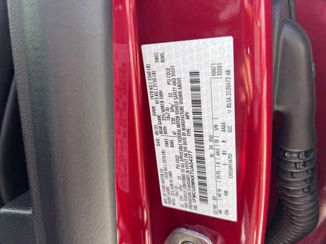 2026 Rapid Red Metallic Tinted Clearcoat Ford Escape ST-Line FWD SUV