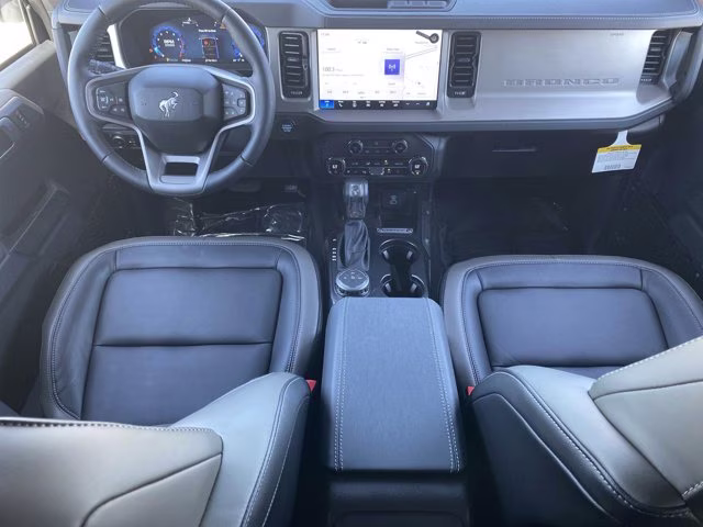 2025 Azure Gray Metallic Tri-Coat Ford Bronco Outer Banks 4X4 Convertible