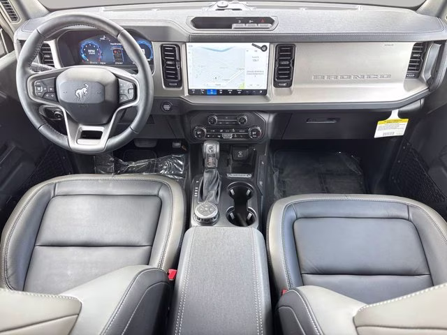 2025 Azure Gray Metallic Tri-Coat Ford Bronco Outer Banks 4X4 Convertible