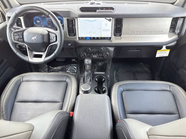 2025 Azure Gray Metallic Tri-Coat Ford Bronco Outer Banks 4X4 Convertible